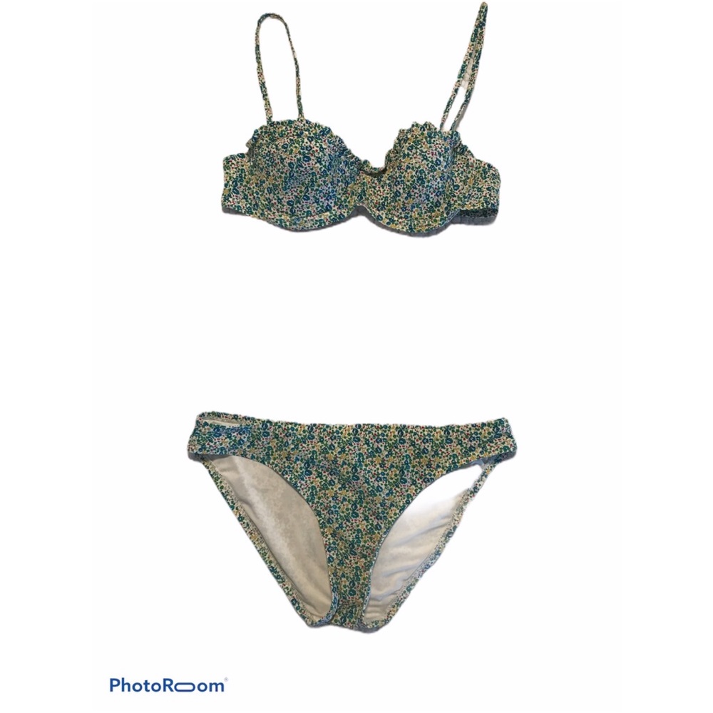 J,Crew two piece bathing suit